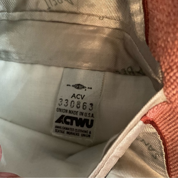 Vintage Pale Red Christmas Sport Coat 40 42 - Picture 4 of 4